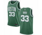 Boston Celtics #33 Larry Bird Swingman Green(White No.) Road Basketball Jersey - Icon Edition