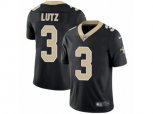 New Orleans Saints #3 Wil Lutz Vapor Untouchable Limited Black Team Color NFL Jersey
