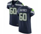 Seattle Seahawks #60 Phil Haynes Navy Blue Team Color Vapor Untouchable Elite Player Football Jersey