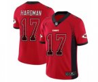 Kansas City Chiefs #17 Mecole Hardman Limited Red Rush Drift Fashion Football Jersey