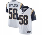 Los Angeles Rams #58 Cory Littleton White Vapor Untouchable Limited Player Football Jersey
