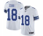 Dallas Cowboys #18 Randall Cobb White Vapor Untouchable Limited Player Football Jersey
