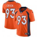 Denver Broncos #93 Jared Crick Orange Team Color Vapor Untouchable Limited Player NFL Jersey
