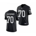 Oakland Raiders #70 Alex Leatherwood 2021 Football Draft Black Vapor Untouchable Limited Jersey
