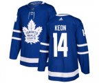 Toronto Maple Leafs #14 Dave Keon Authentic Royal Blue Home NHL Jersey