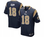 Los Angeles Rams #18 Cooper Kupp Game Navy Blue Team Color Football Jersey