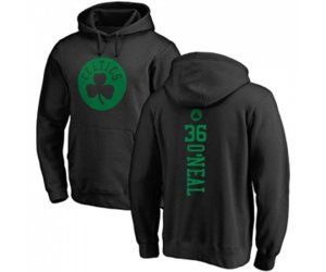 Boston Celtics #36 Shaquille O\'Neal Black One Color Backer Pullover Hoodie