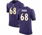 Baltimore Ravens #68 Matt Skura Purple Team Color Vapor Untouchable Elite Player Football Jersey