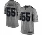Dallas Cowboys #55 Leighton Vander Esch Limited Gray Gridiron NFL Jersey