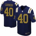 New York Jets #40 Trenton Cannon Limited Navy Blue Alternate NFL Jersey