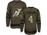 New Jersey Devils #4 Scott Stevens Green Salute to Service Stitched NHL Jersey