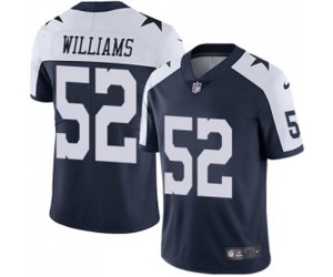 Dallas Cowboys #52 Connor Williams Navy Blue Throwback Alternate Vapor Untouchable Limited Player Football Jersey