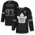 Toronto Maple Leafs #93 Doug Gilmour Black Authentic Classic Stitched NHL Jersey