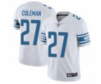 Detroit Lions #27 Justin Coleman White Vapor Untouchable Limited Player Football Jersey