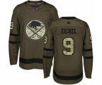 Adidas Buffalo Sabres #9 Jack Eichel Authentic Green Salute to Service NHL Jersey