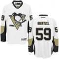Reebok Pittsburgh Penguins #59 Jake guentzel Authentic White Away NHL Jersey