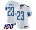 Detroit Lions #23 Darius Slay Jr White Vapor Untouchable Limited Player 100th Season Football Jersey