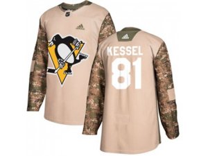 Adidas Pittsburgh Penguins #81 Phil Kessel Camo Authentic 2017 Veterans Day Stitched NHL Jersey