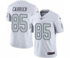 Oakland Raiders #85 Derek Carrier Elite White Rush Vapor Untouchable Football Jersey