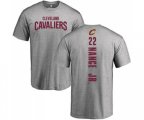 Cleveland Cavaliers #22 Larry Nance Jr. Ash Backer T-Shirt