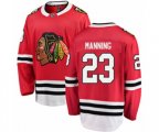 Chicago Blackhawks #23 Brandon Manning Authentic Red Home Fanatics Branded Breakaway NHL Jersey