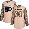 Philadelphia Flyers #30 Dustin Tokarski Authentic Camo Veterans Day Practice NHL Jersey