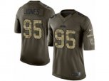 Jacksonville Jaguars #95 Abry Jones Limited Green Salute to Service NFL Jersey