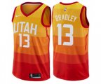 Utah Jazz #13 Tony Bradley Swingman Orange NBA Jersey - City Edition