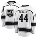 Los Angeles Kings #44 Robyn Regehr Authentic White Away Fanatics Branded Breakaway NHL Jersey