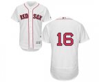 Boston Red Sox #16 Andrew Benintendi White Home Flex Base Authentic Collection Baseball Jersey
