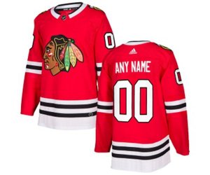 Chicago Blackhawks Customized Premier Red Home NHL Jersey