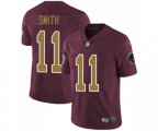 Washington Redskins #11 Alex Smith Burgundy Red Gold Number Alternate 80TH Anniversary Vapor Untouchable Limited Player Football Jersey