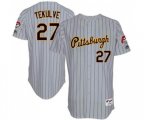 Pittsburgh Pirates #27 Kent Tekulve Authentic Grey 1997 Turn Back The Clock Baseball Jersey