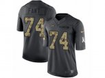 Seattle Seahawks #74 George Fant Limited Black 2016 Salute to Service NFL Jersey