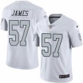 Oakland Raiders #57 Cory James Limited White Rush Vapor Untouchable NFL Jersey