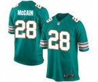 Miami Dolphins #28 Bobby McCain Game Aqua Green Alternate Football Jersey