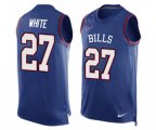 Buffalo Bills #27 Tre'Davious White Limited Royal Blue Player Name & Number Tank Top Football Jersey