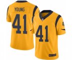 Los Angeles Rams #41 Kenny Young Limited Gold Rush Vapor Untouchable Football Jersey