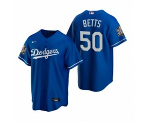 Los Angeles Dodgers Mookie Betts Royal 2020 World Series Replica Jersey