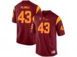 USC Trojans Troy Polamalu #43 College Football Jersey - Red