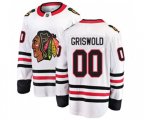 Chicago Blackhawks #00 Clark Griswold Fanatics Branded White Away Breakaway NHL Jersey
