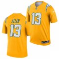 Los Angeles Chargers #13 Keenan Allen Nike 2021 Gold Inverted Legend Jersey