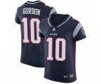 New England Patriots #10 Josh Gordon Navy Blue Team Color Vapor Untouchable Elite Player Football Jersey