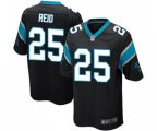 Carolina Panthers #25 Eric Reid Game Black Team Color Football Jersey