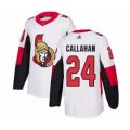 Ottawa Senators #24 Ryan Callahan Authentic White Away Hockey Jersey