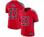Tennessee Titans #33 Dion Lewis Limited Red Inverted Legend Football Jersey