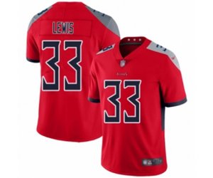 Tennessee Titans #33 Dion Lewis Limited Red Inverted Legend Football Jersey
