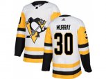 Adidas Pittsburgh Penguins #30 Matt Murray White Road Authentic Stitched NHL Jersey