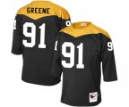 Pittsburgh Steelers #91 Kevin Greene Elite Black 1967 Home Throwback Football Jersey