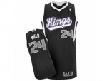 Sacramento Kings #24 Buddy Hield Swingman Black Alternate NBA Jersey